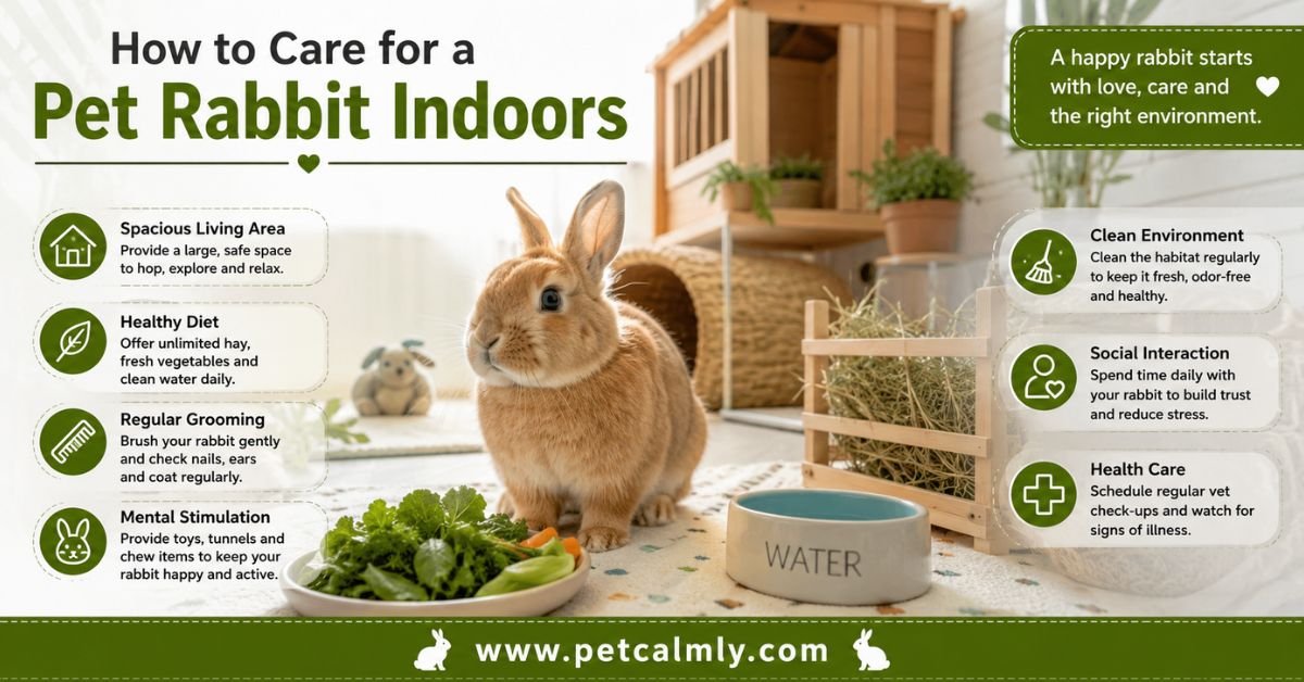 How to Care for a Pet Rabbit Indoors
