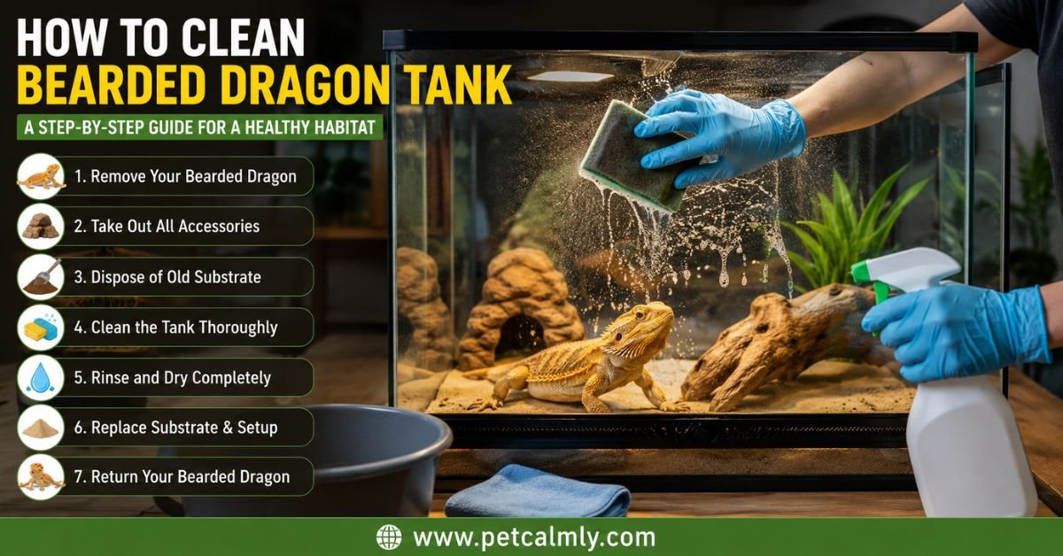 How to Clean Bearded Dragon Tank: the Right Way | Pet Guide