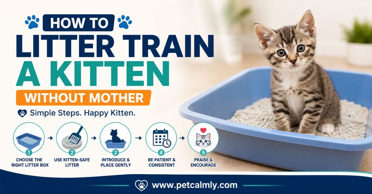 How to Litter Train a Kitten Without Mother