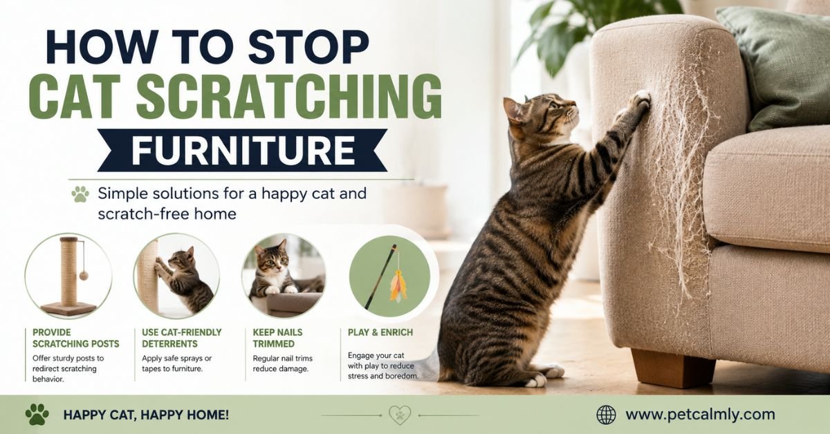 How to Stop Cat Scratching Furniture