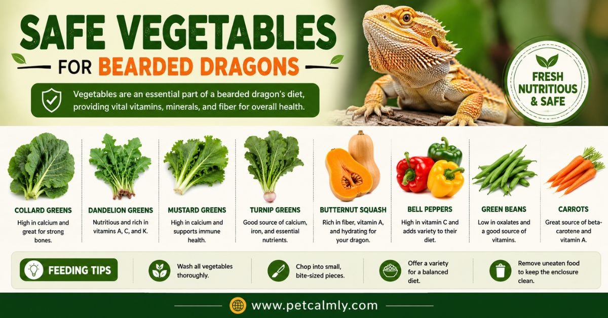 Safe Vegetables for Bearded Dragons