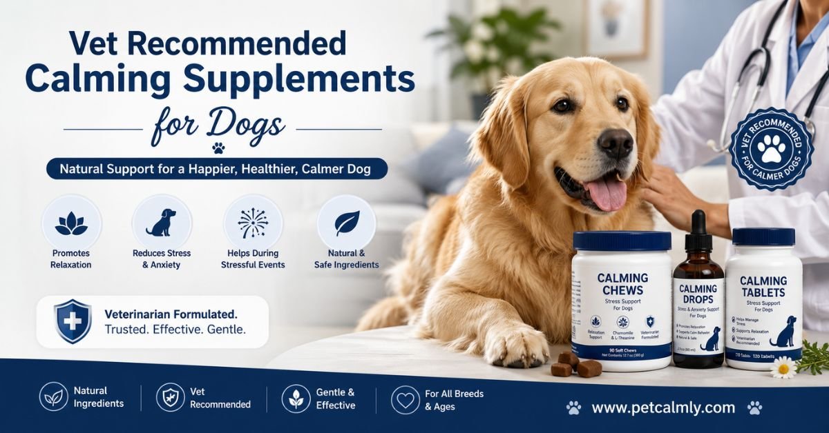 Vet Recommended Calming Supplements for Dogs