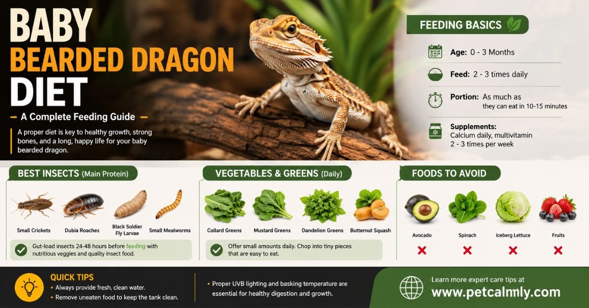 Baby Bearded Dragon Diet