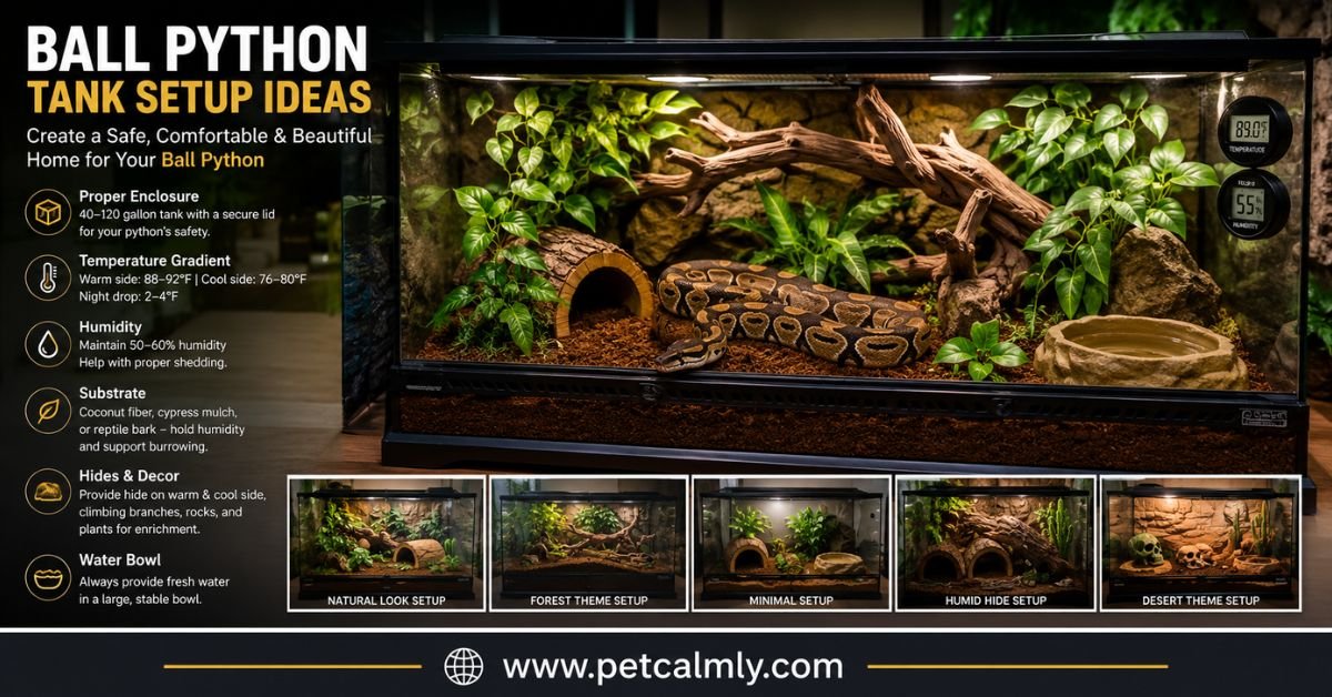 Ball Python Tank Setup Ideas