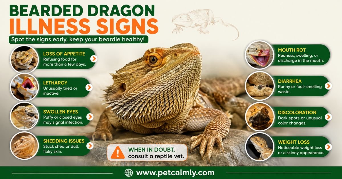 Bearded Dragon Illness Signs