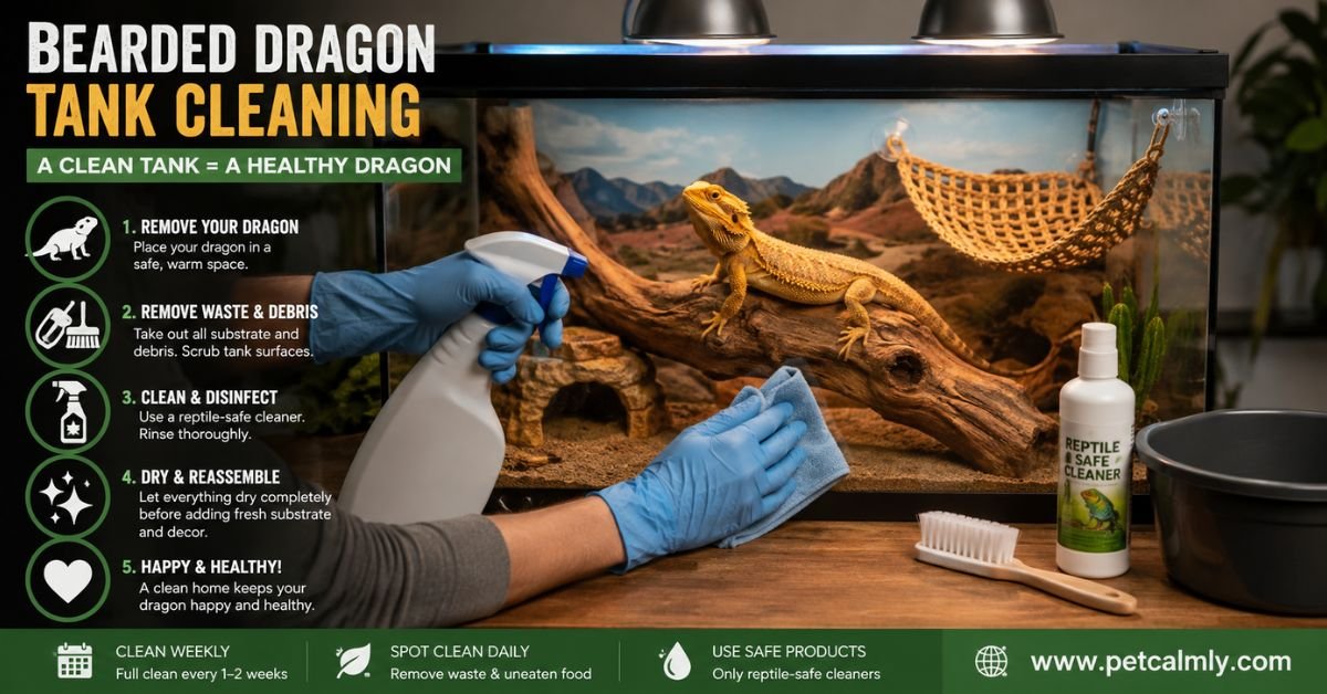 Bearded Dragon Tank Cleaning