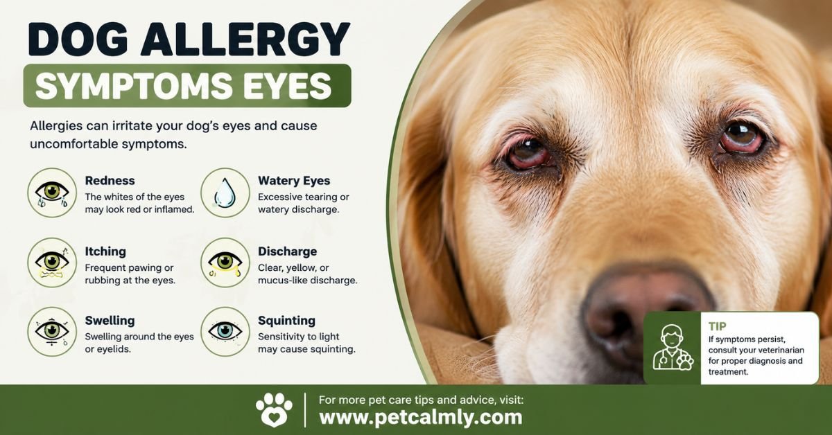 Dog Allergy Symptoms Eyes: Causes, Signs & Relief
