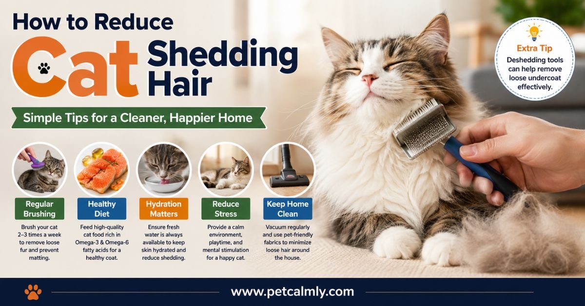 How to Reduce Cat Shedding Hair: Easy Tips That Really Work