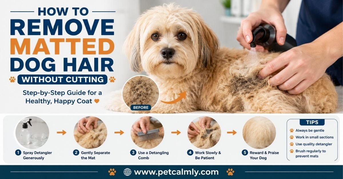 How to Remove Matted Dog Hair Without Cutting