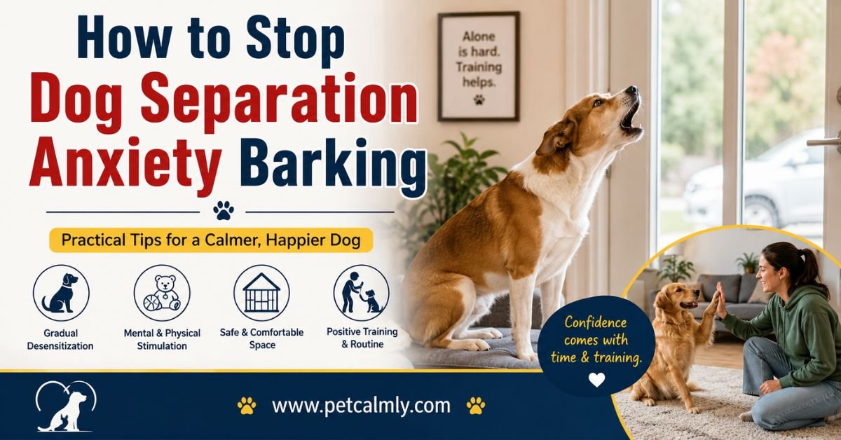How to Stop Dog Separation Anxiety Barking