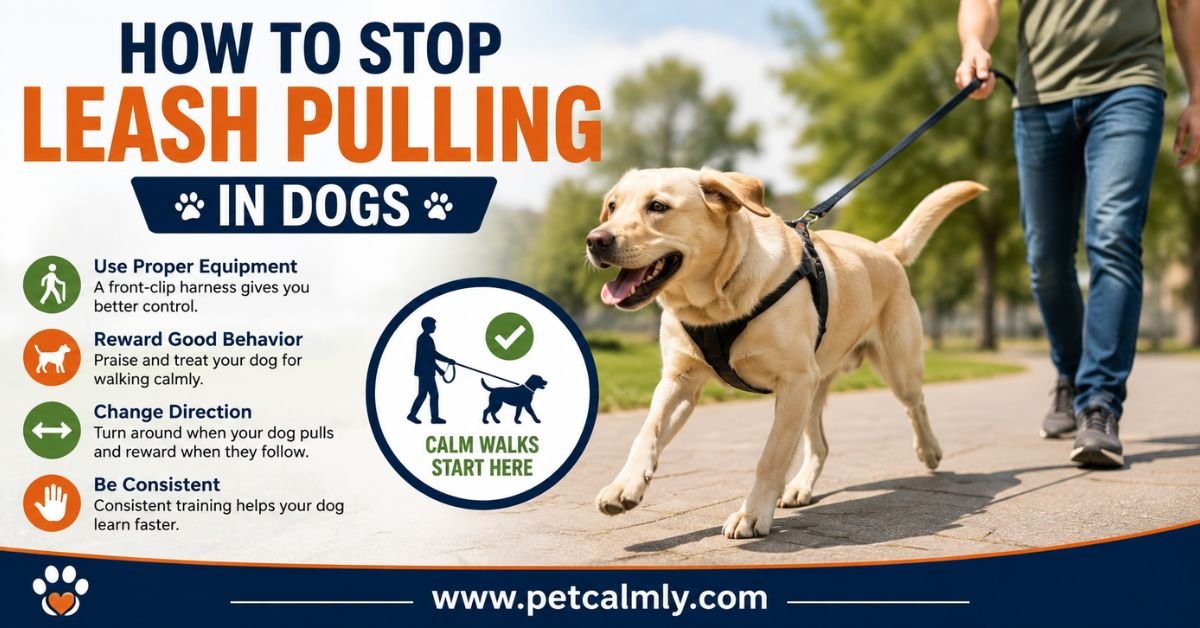 How to Stop Leash Pulling in Dogs