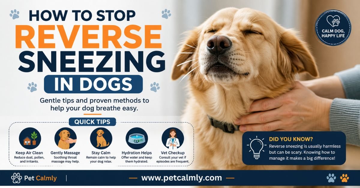 How to Stop Reverse Sneezing in Dogs: Complete Owner’s Guide”