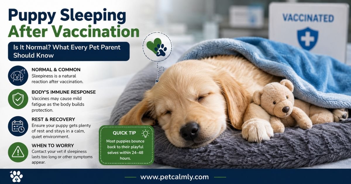 Puppy Sleeping After Vaccination: Is It Normal?”