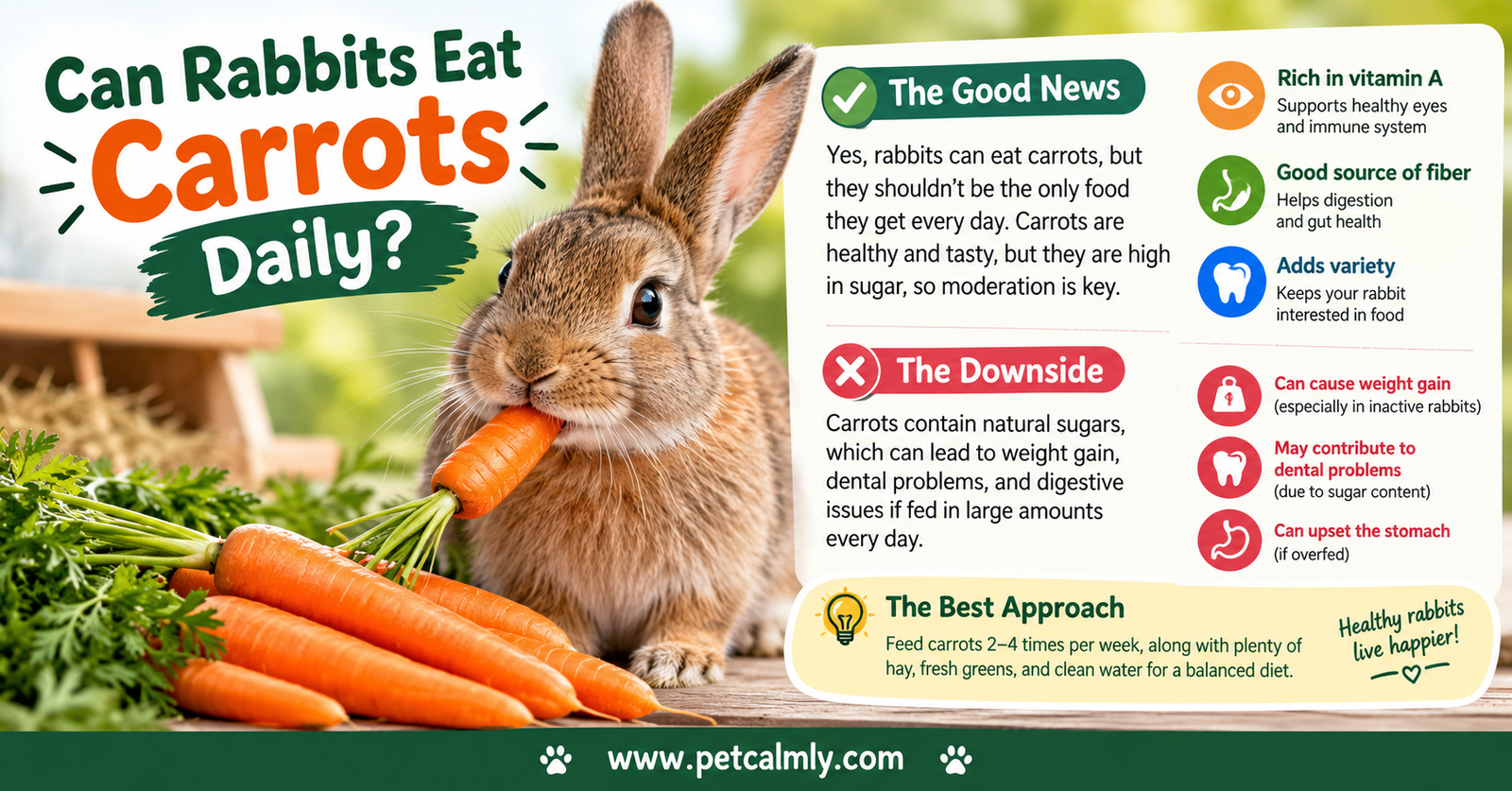 Can Rabbits Eat Carrots Daily