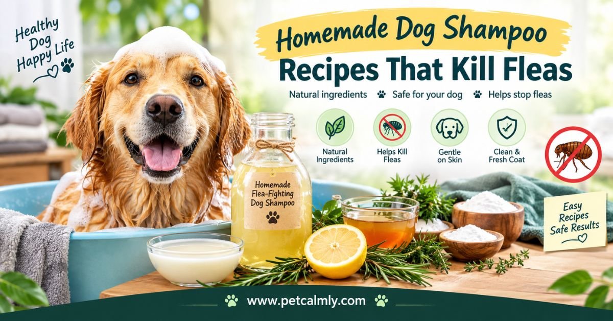 Homemade Dog Shampoo Recipes That Kill Fleas