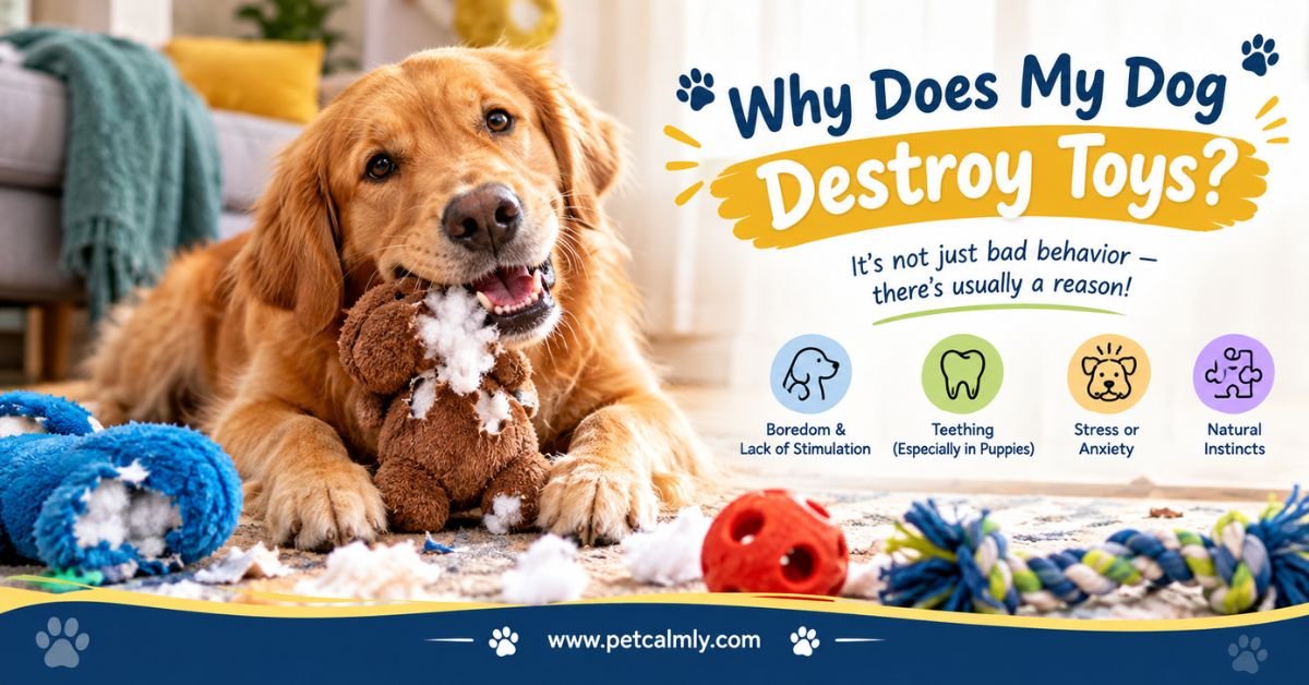 Why Does My Dog Destroy Toys
