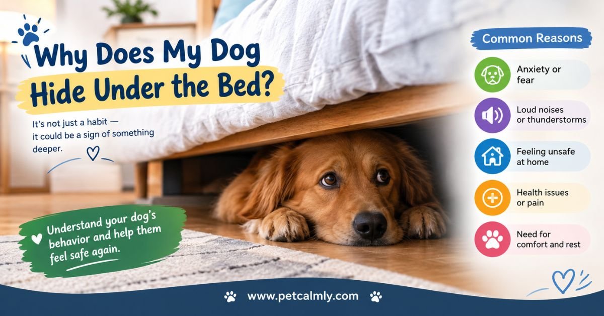 Why Does My Dog Hide Under the Bed