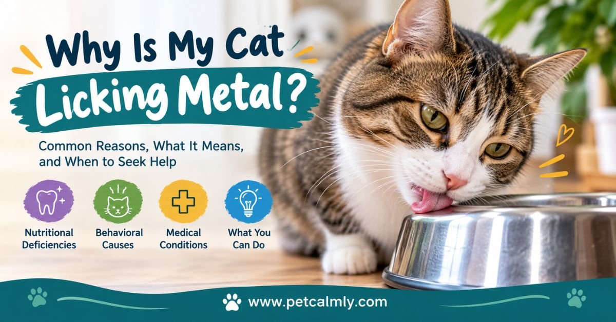 Why Is My Cat Licking Metal