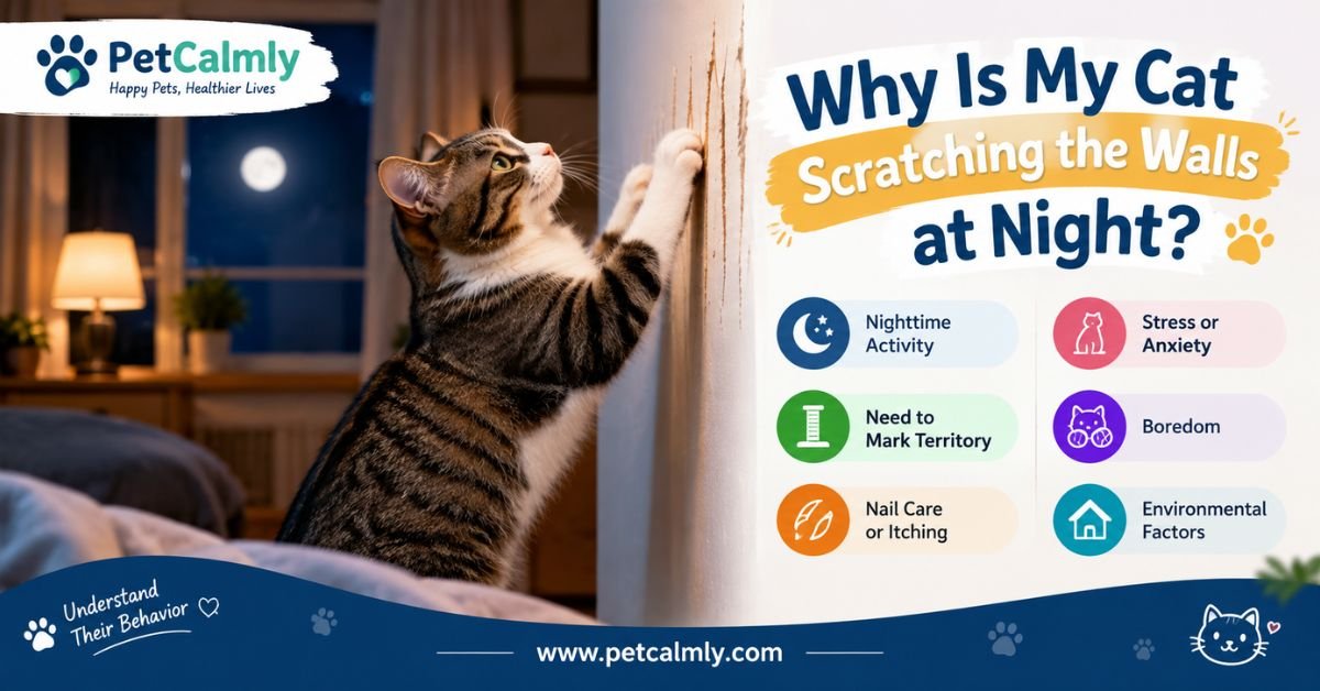 Why Is My Cat Scratching the Walls at Night