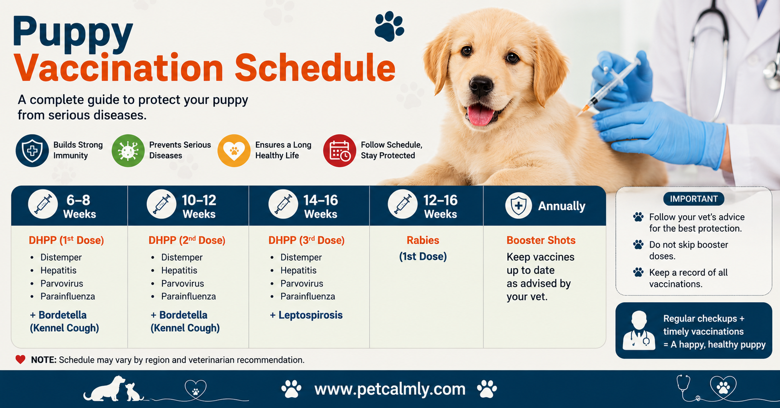 Puppy Vaccination Schedule