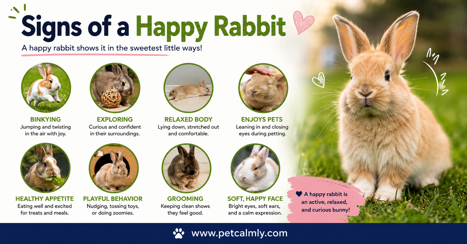 Signs of a Happy Rabbit
