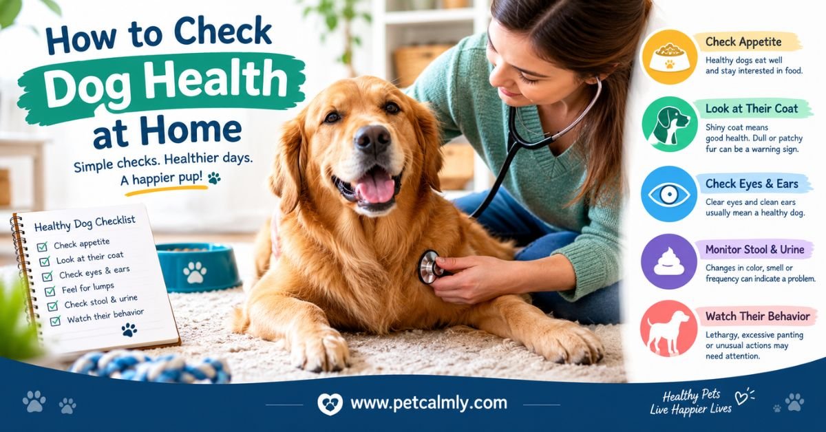 how to check dog health at home