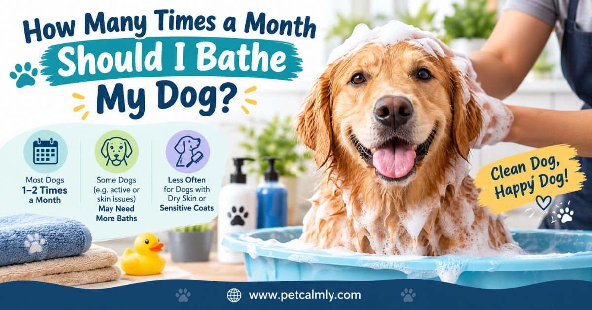 How Many Times a Month Should I Bathe My Dog
