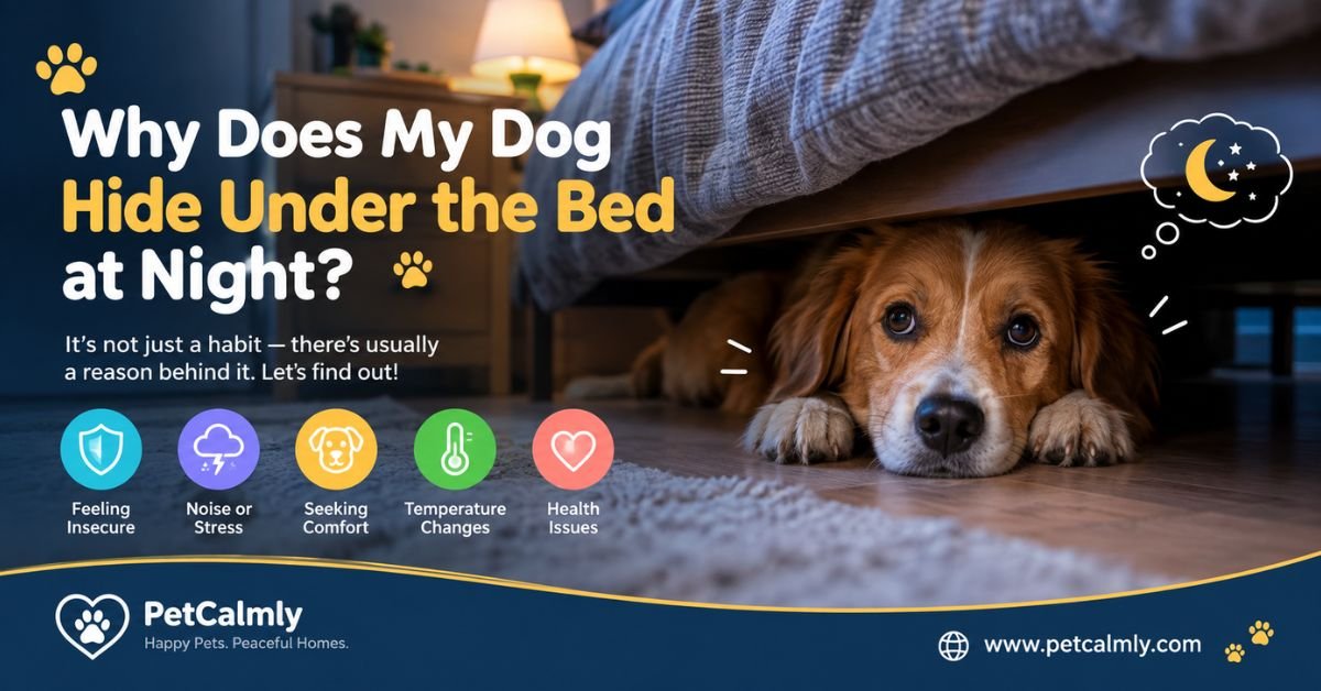 Why Does My Dog Hide Under the Bed at Night