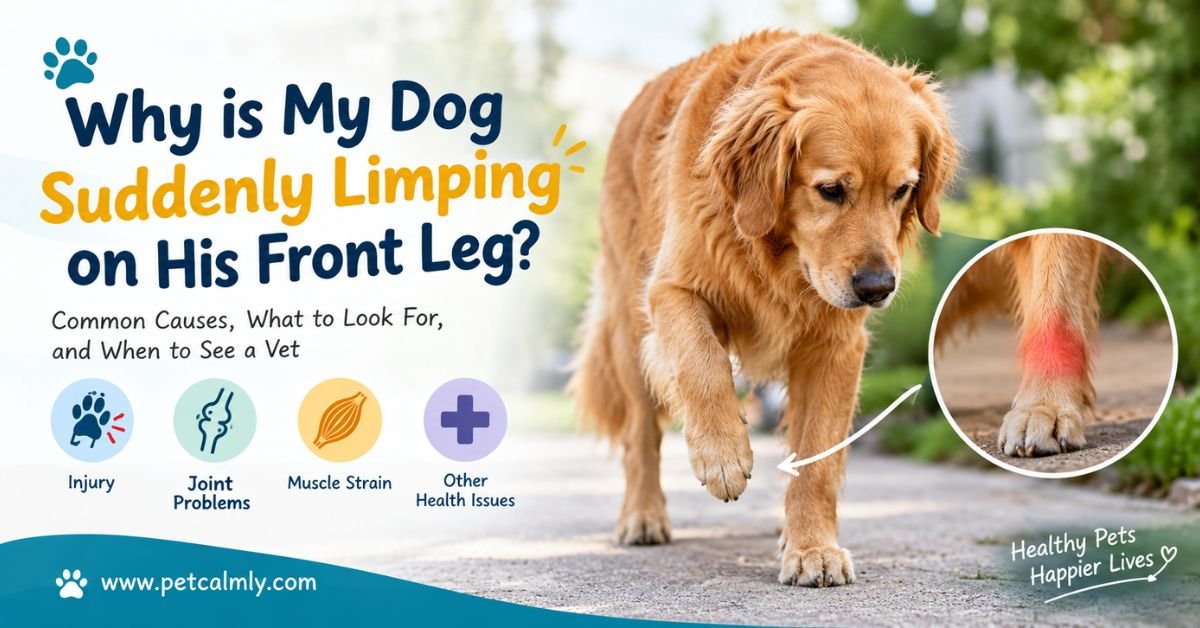 Why Is My Dog Suddenly Limping on His Front Leg?