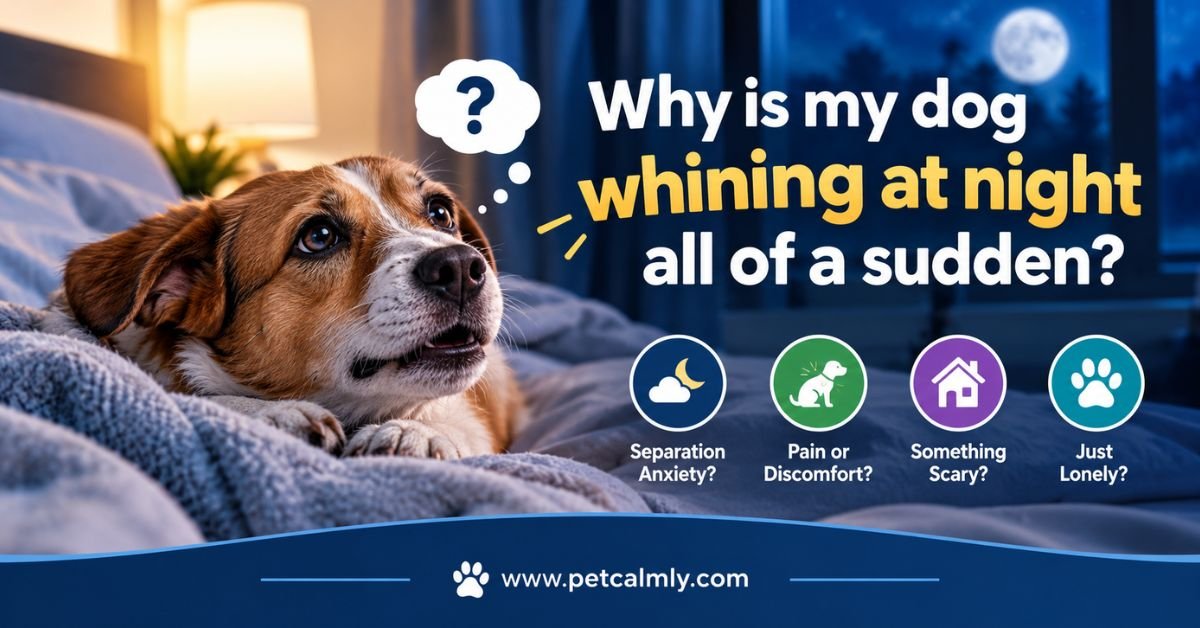 Why Is My Dog Whining at Night All of a Sudden